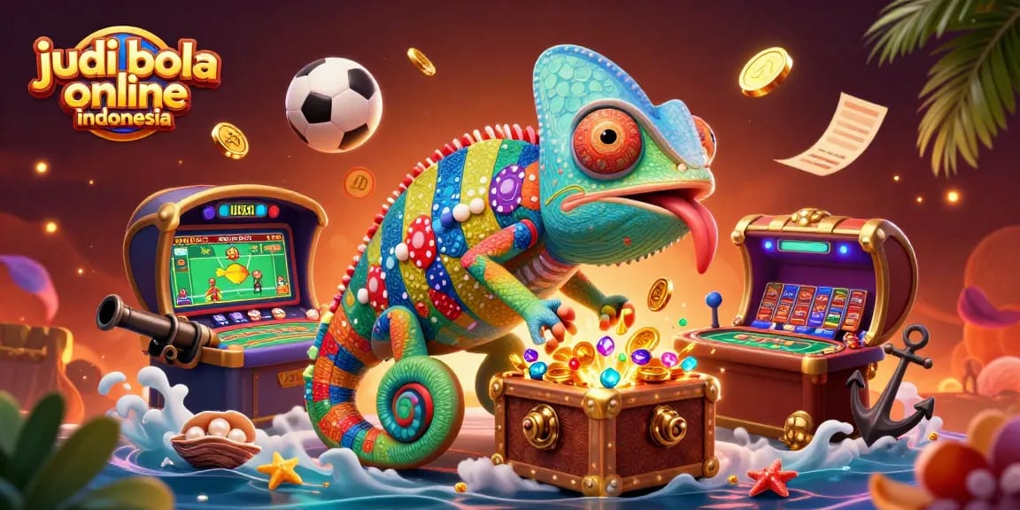 Engage with judi bola online indonesia as the colorful chameleon casino owner captures attention, combining energetic sports elements and thrilling betting.