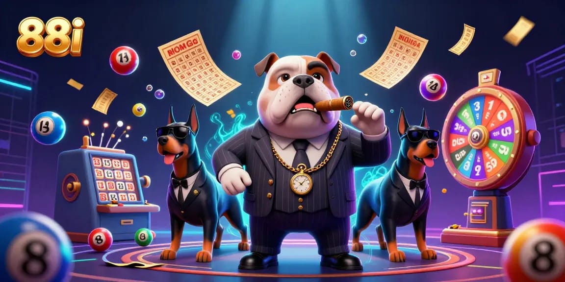 Experience thrilling moments at 88i with a vibrant 3D casino scene filled with excitement.