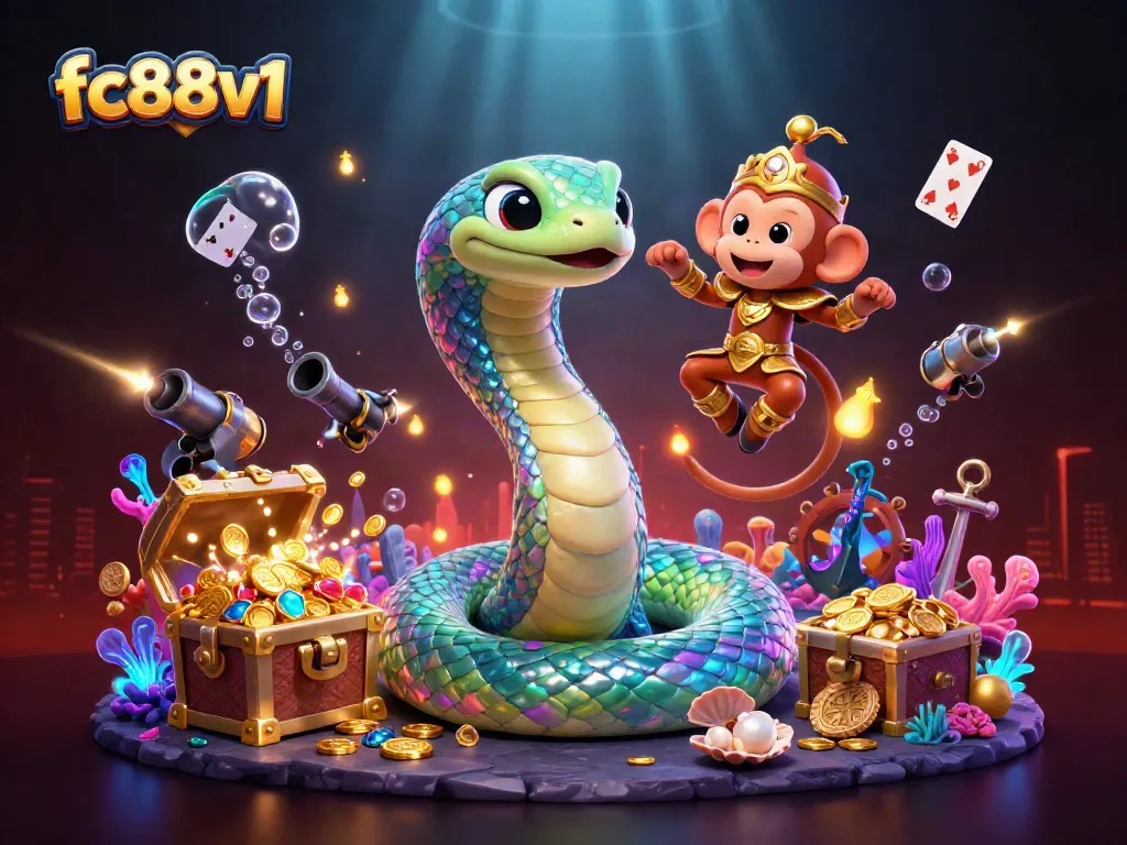 Engage in thrilling gameplay at fc88v1 with vibrant, energetic casino elements and dazzling graphics.