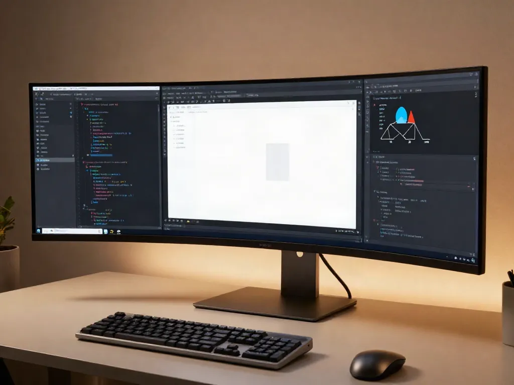 Code analysis services scr presented in a modern developer workspace with screens showing vulnerability reports