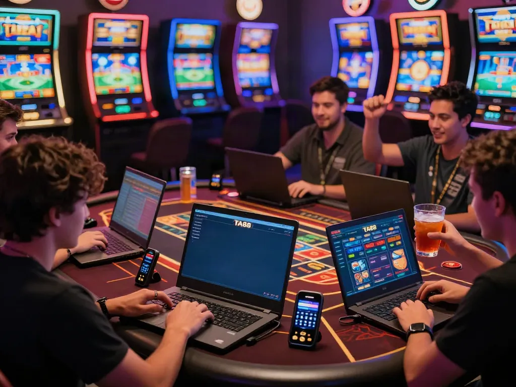 Players enjoying diverse games on https://ta88.network/ in a vibrant virtual casino atmosphere.