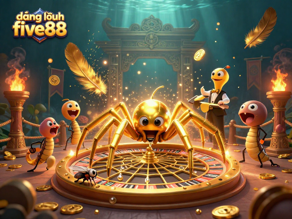 Experience the thrill of gaming at đăng nhập five88 with vibrant casino-themed art.