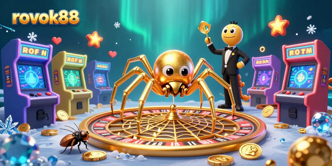 rokok88 players spin the roulette wheel in a vibrant 3D digital casino scene