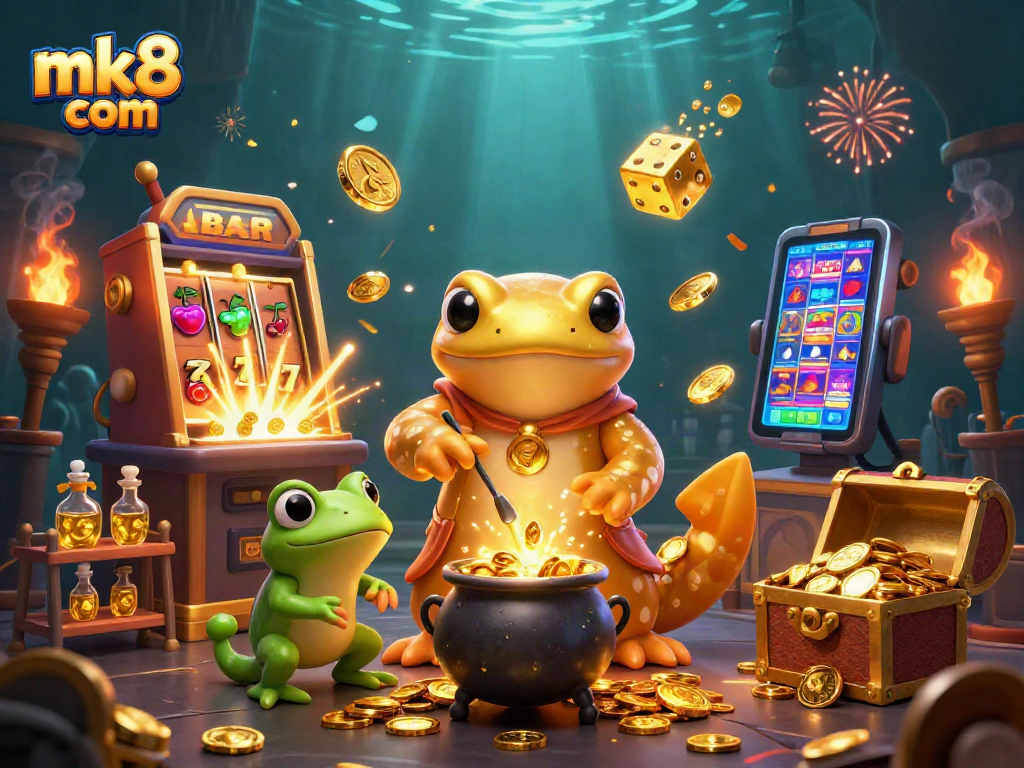 Experience the thrill of winning with mk8 com's exciting casino scene packed with vibrant animations and rich visuals.