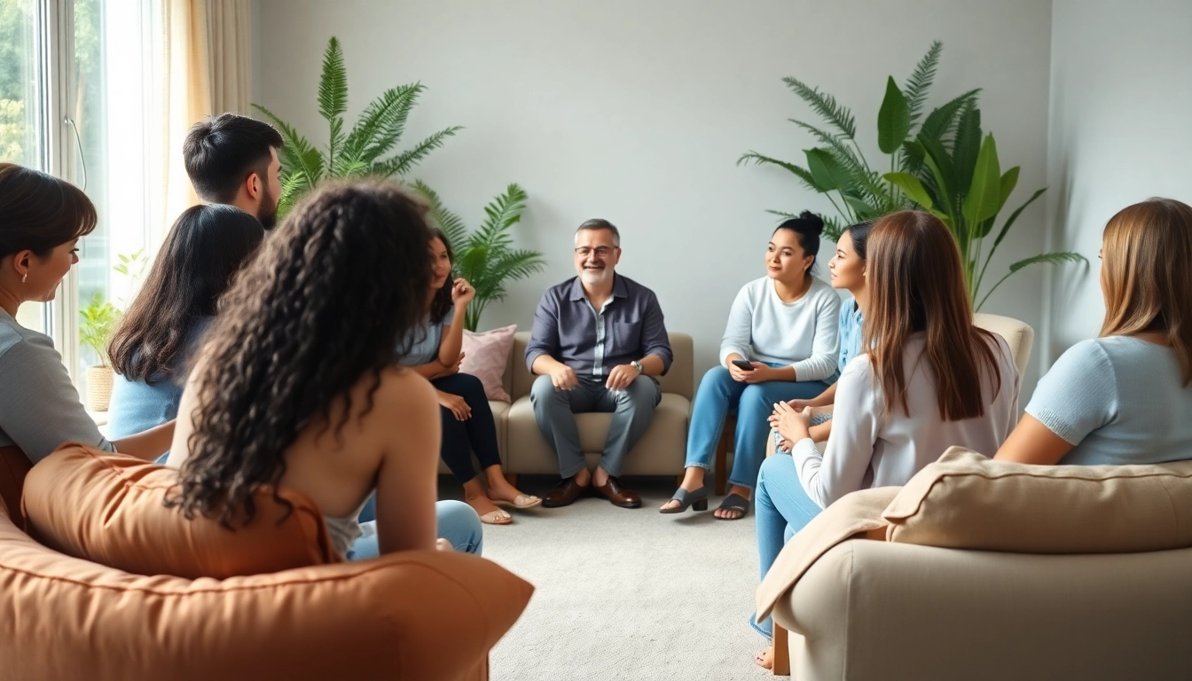 Engage in mental health awareness at a wellness workshop featuring diverse participants.
