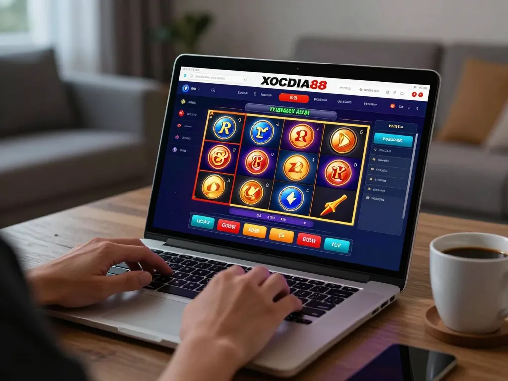 Experience engaging online gaming with XOCDIA88's dynamic gameplay and colorful interface.