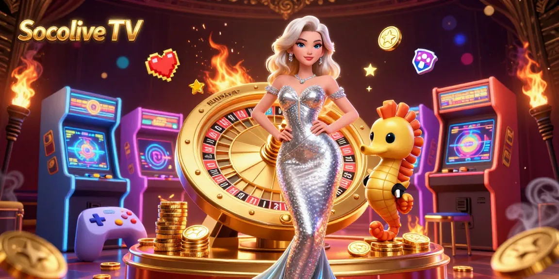 Experience thrilling gameplay with Socolive TV, featuring immersive 3D gaming elements and stunning visuals.