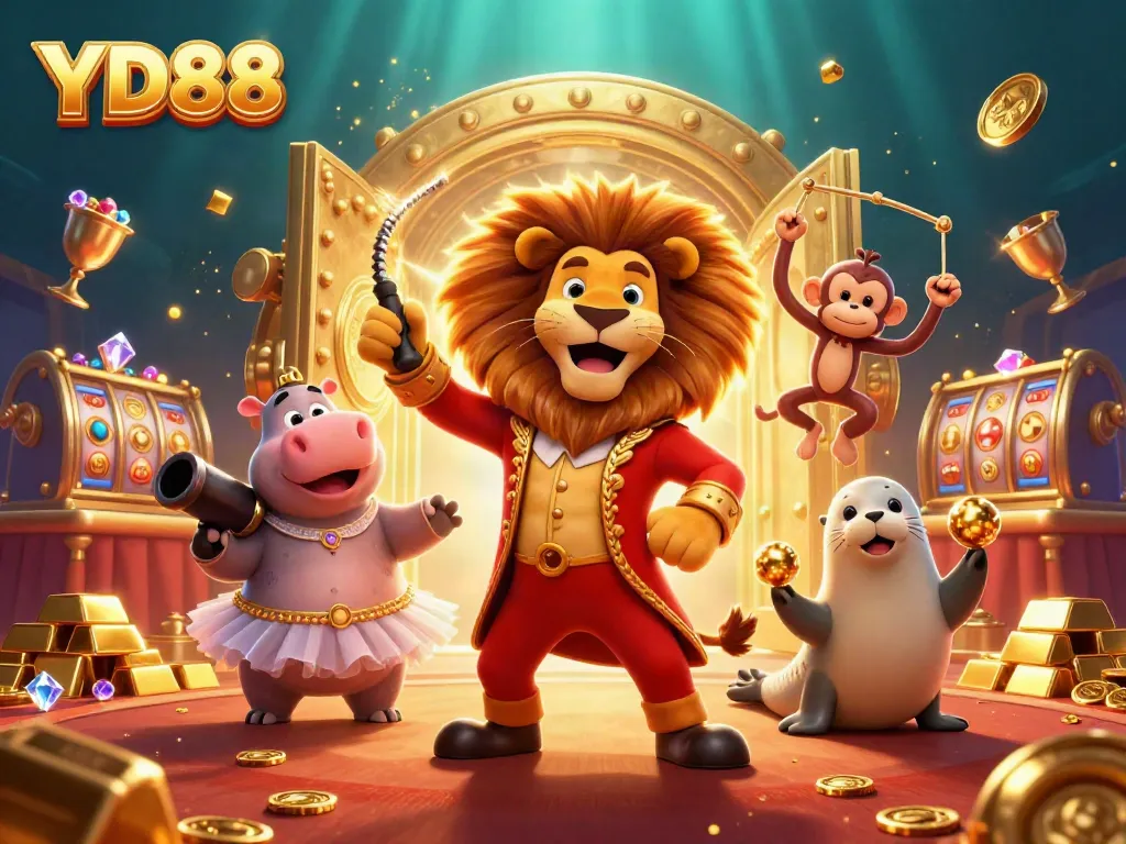 Experience thrilling wins at YD88 with dynamic casino characters and golden treasures.