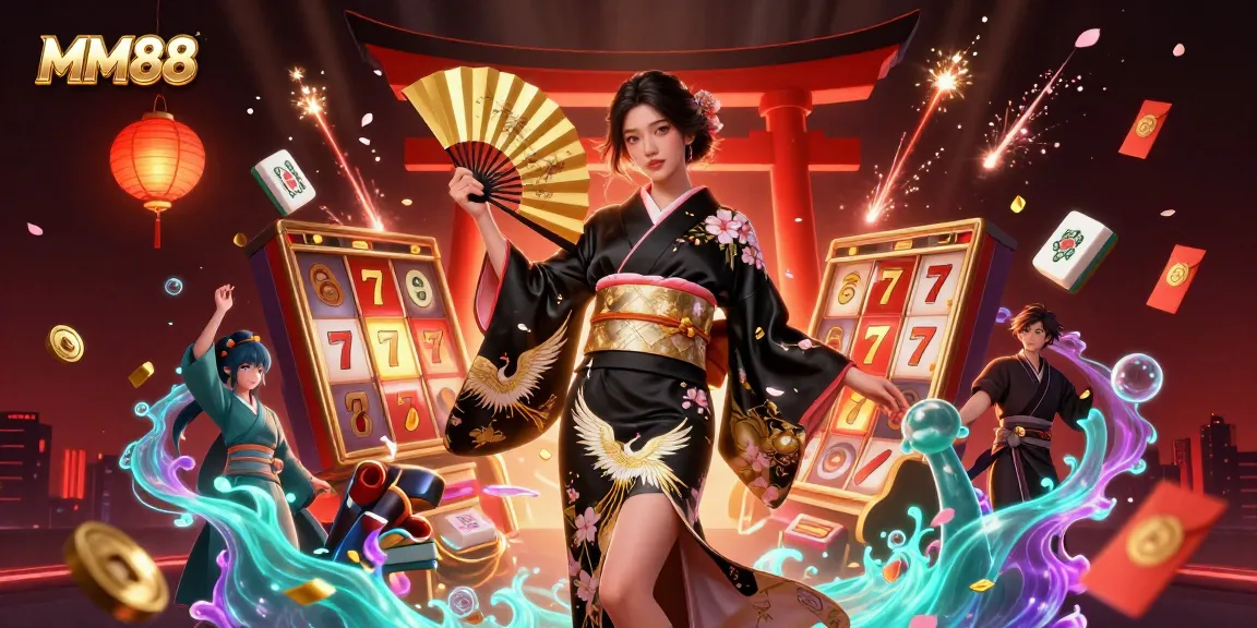 Experience thrilling gameplay at MM88 with elegant visuals and vibrant casino elements.