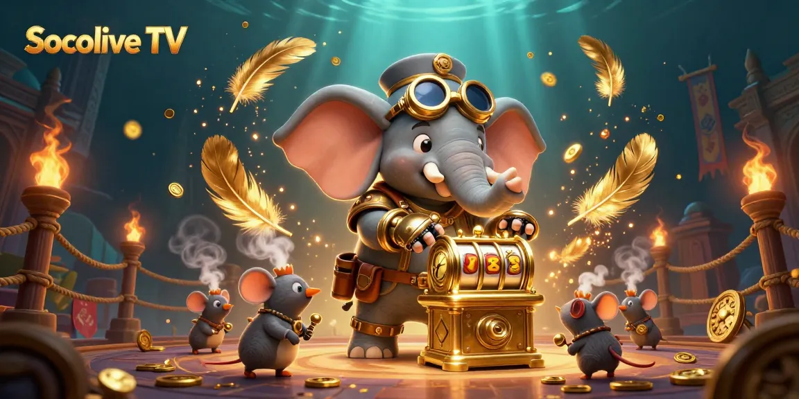 Socolive TV enhances the gaming experience with vibrant visuals from a steampunk slot machine scene.
