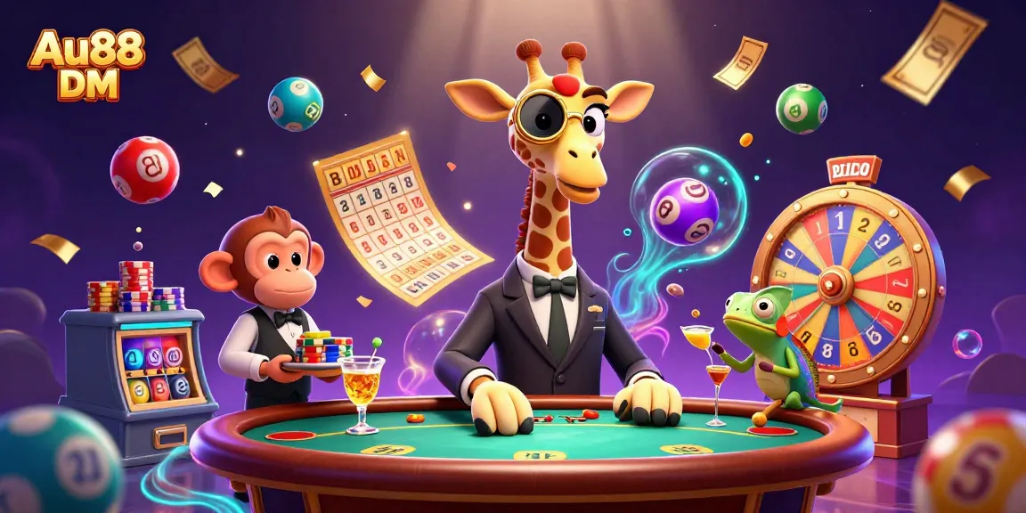 Play and win big at Au88 DM with vibrant 3D casino characters and exciting gaming elements